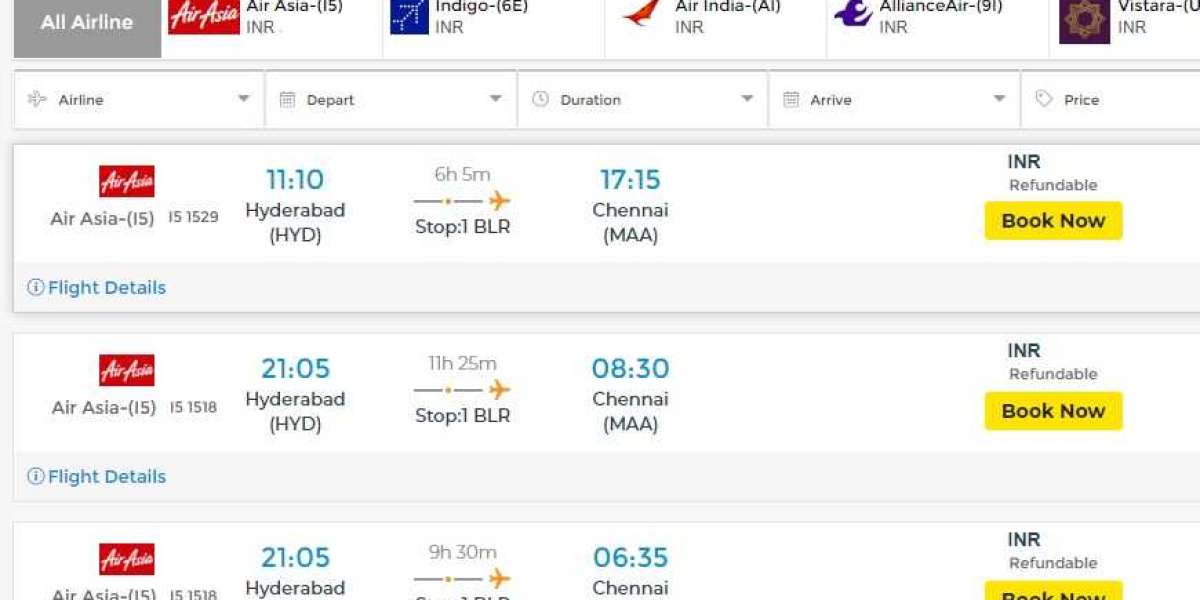 Hyderabad to Chennai Flight Ticket on Adotrip - Your Ultimate Travel Companion