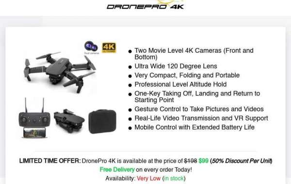DronePro 4K - Easy To Control With 4K Recording!