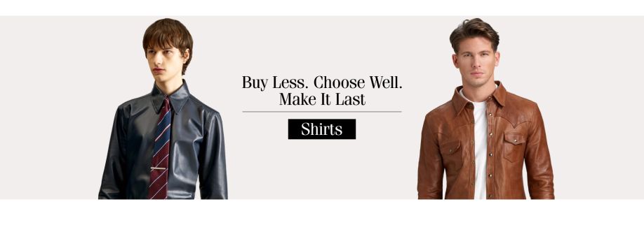Fashion's Latest Obsession is Men's Leather Shirts Cover Image