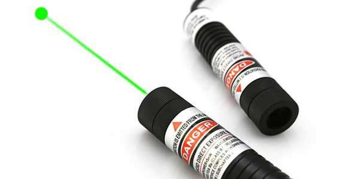 How to use high precision 532nm green laser diode module for industrial dot alignment