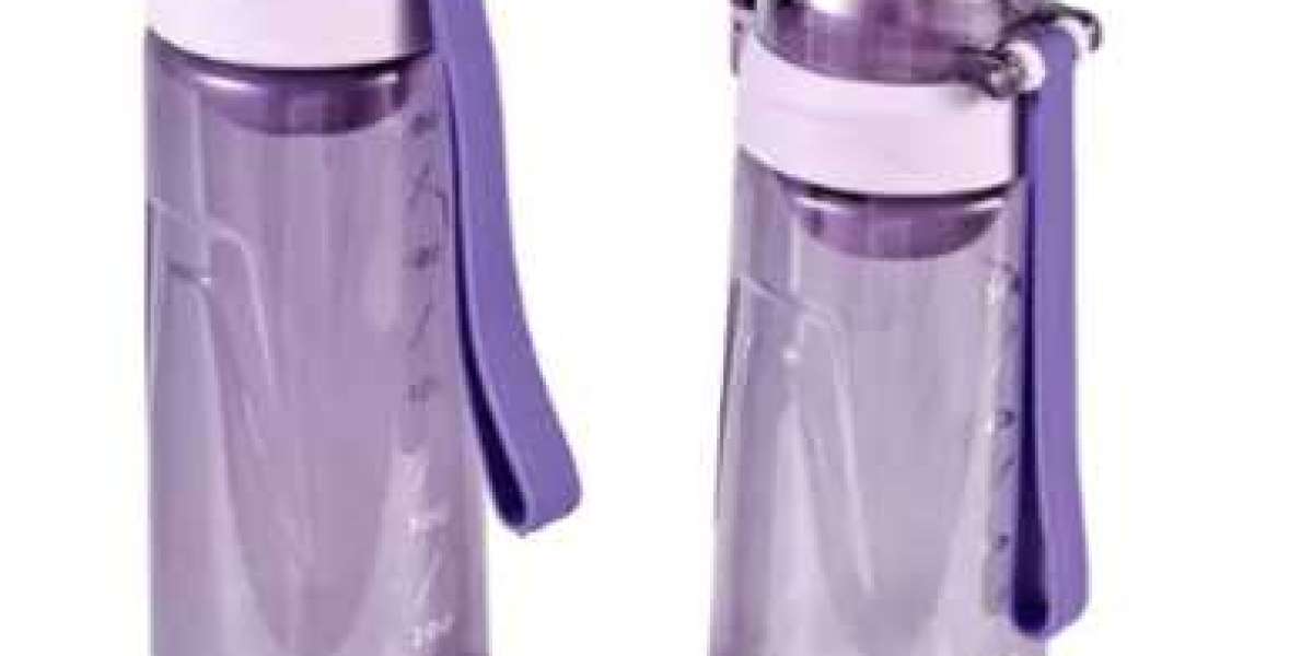 Monitoring Hydration with Measurement Markings in Water Bottles with Straws