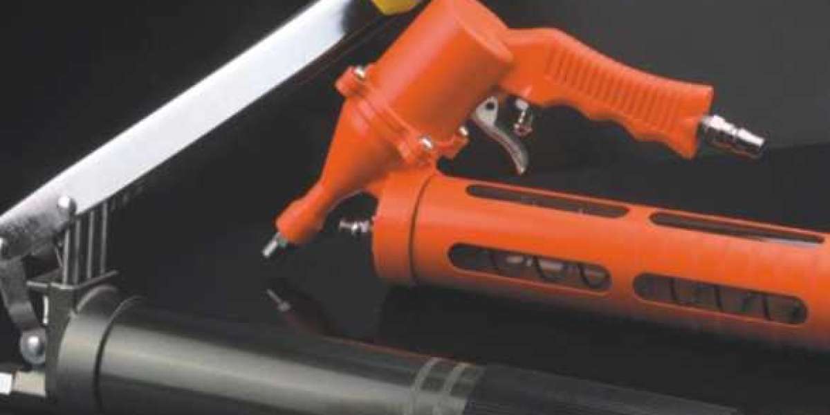 What safety precautions should be taken when using a grease gun?